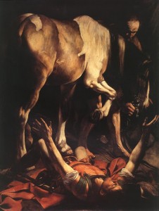 Caravaggio, obrátenie svätého Pavla